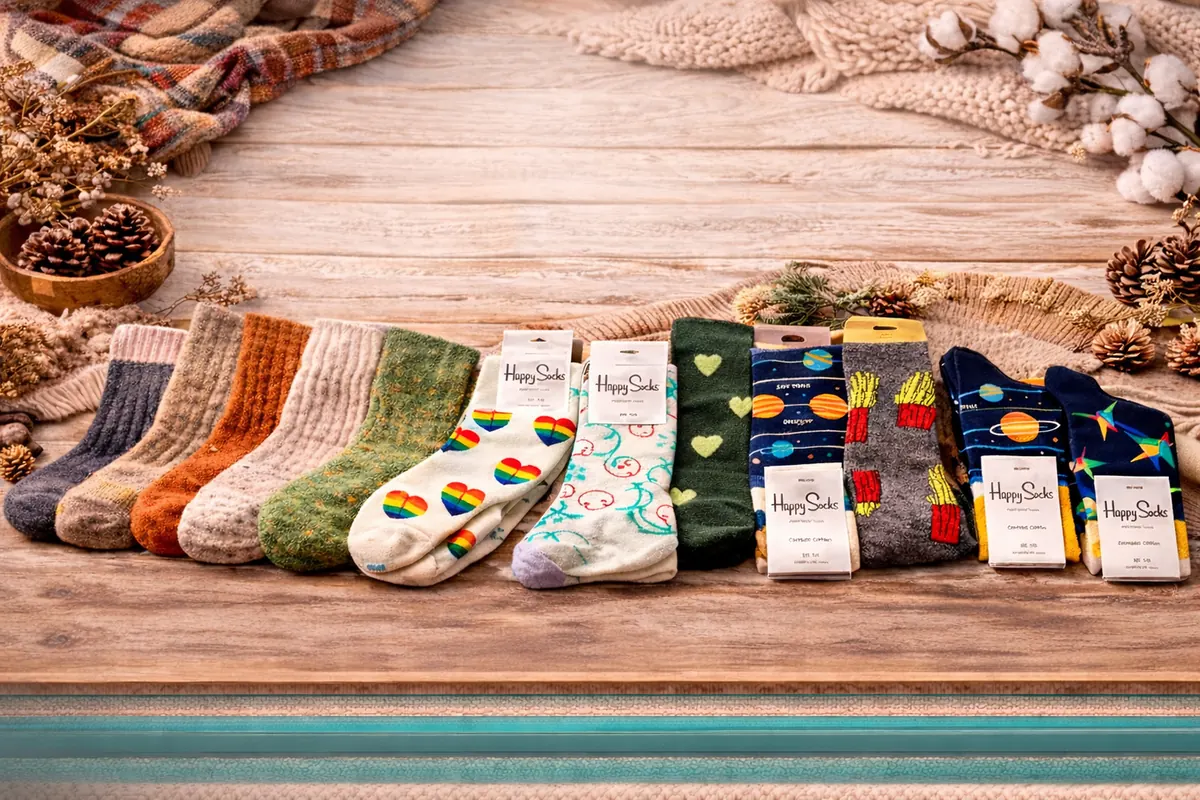 A colourful selection of socks from the Socks-R-Russ storefront